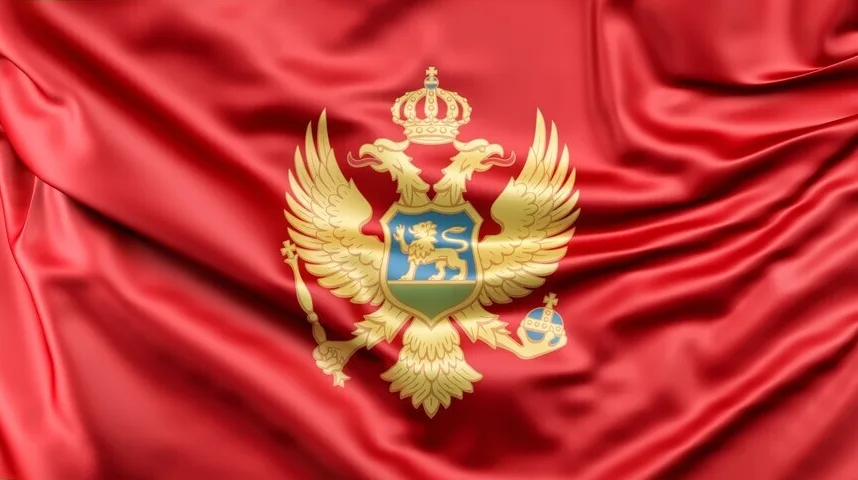 Zastava Crne Gore sa dvoglavim orlom
