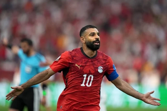 Fudbaler Egipta Mohamed Salah slavi gol