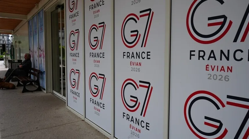 Poster G7 samita u Francuskoj, Evijan 2026