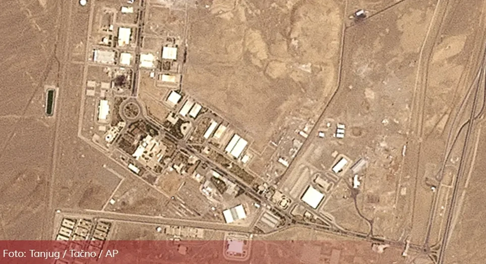 Sateltiski snimak iranskog postrojenja za obogacivanje uranijuma