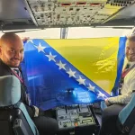 Podrška iz vazduha: Piloti Wizz Aira istakli zastavu BiH za Zmajeve