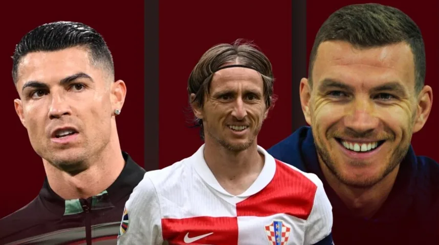 Kristijano Ronaldo, Luka Modrić i Edin Džeko