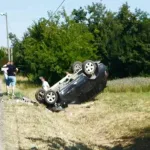 Bijeljina: Još jedno vozilo završilo na krovu, detalji nesreće nepoznati