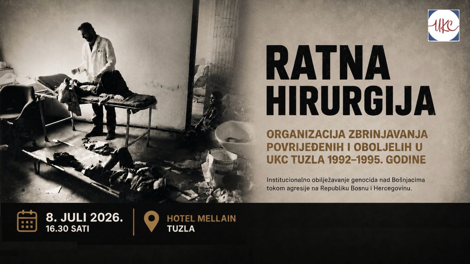 Podsjećanje na herojstvo: Simpozij o zbrinjavanju ranjenih u UKC Tuzla