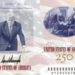 Donald Trump predstavio pasoš sa svojim likom za 250. rođendan SAD-a