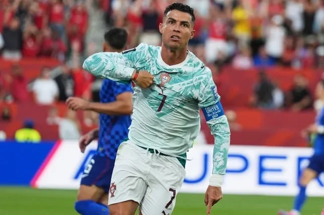 Fudbaler Kristijano Ronaldo u dresu Portugala sa brojem 7