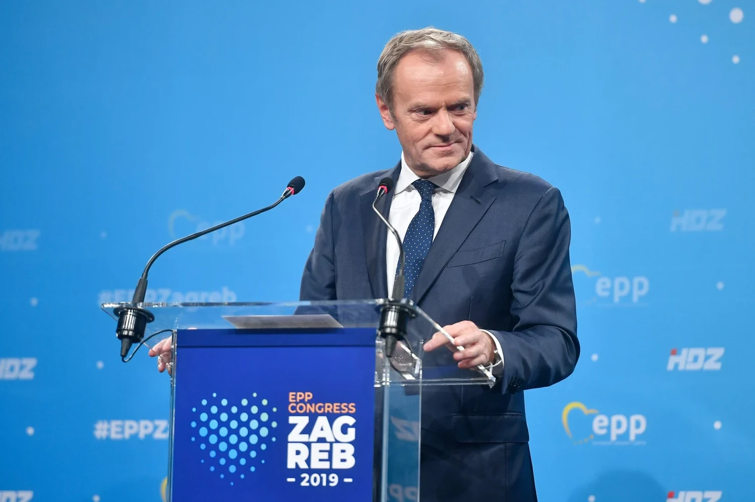Donald Tusk na EPP kongresu u Zagrebu 2019.