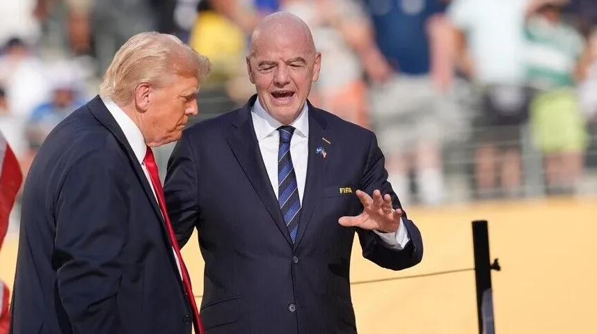 Giani Infantino i Donald Trump razgovaraju na događaju FIFA