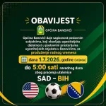 Banovići: Ugostitelji do 5 sati zbog utakmice BiH – SAD