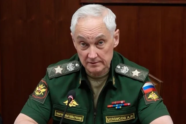 Ruski general Andrej Belousov u vojnoj uniformi