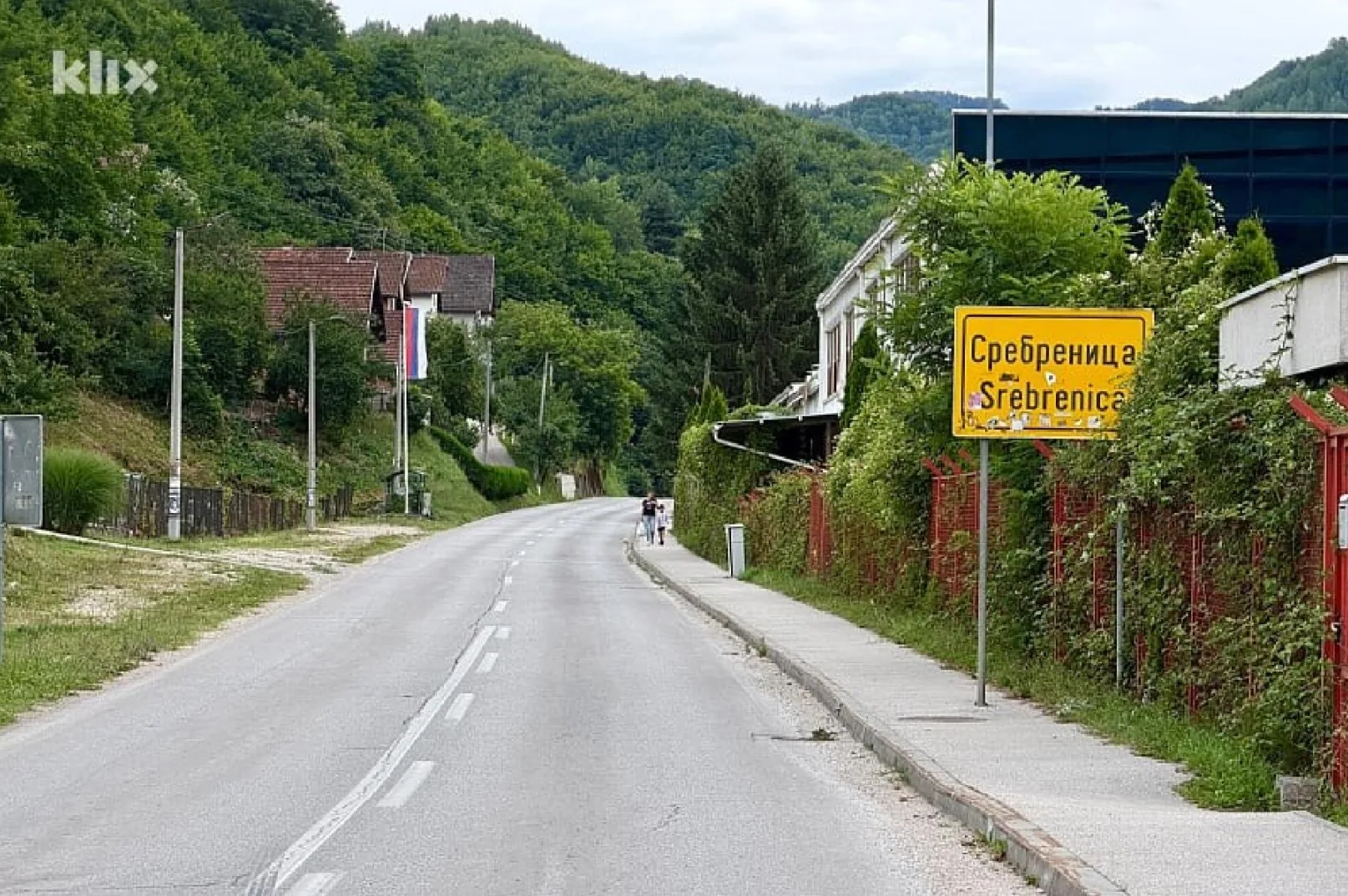 Putokaz sa natpisom Srebrenica