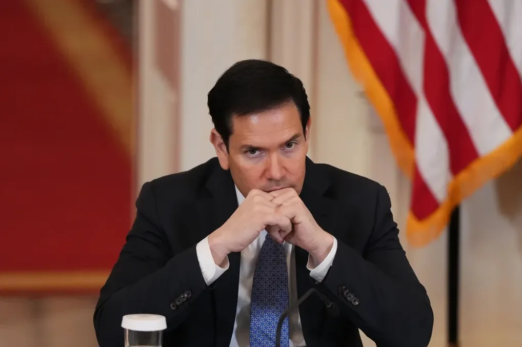 Američki senator Marco Rubio na sastanku.
