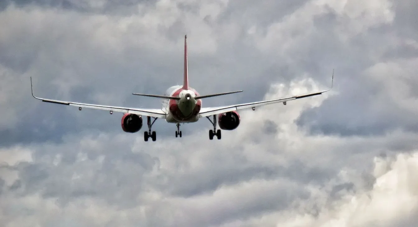 Avion tokom prinudnog slijetanja