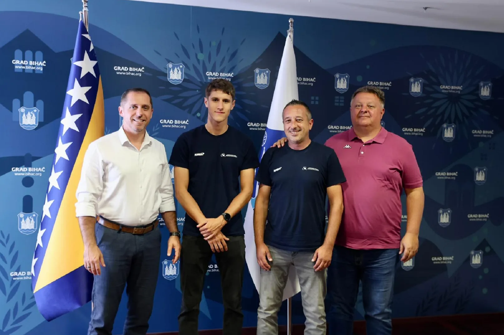Anes Ćehajić sa gradonačelnikom
