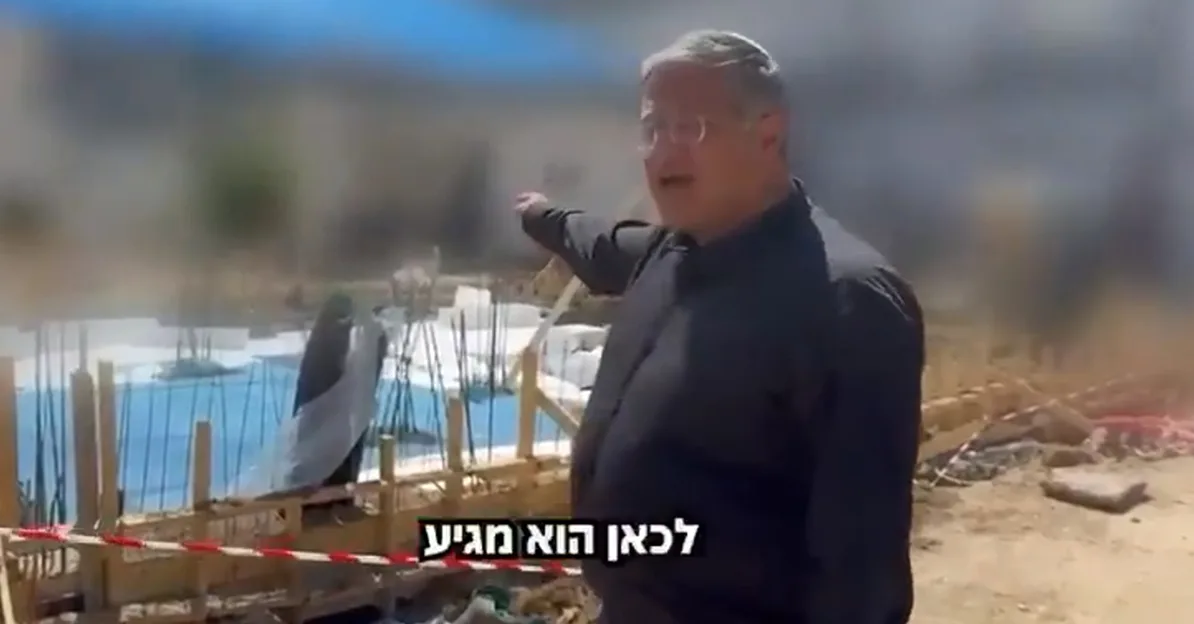Izraelski ministar na gradilištu objekta za vješanje