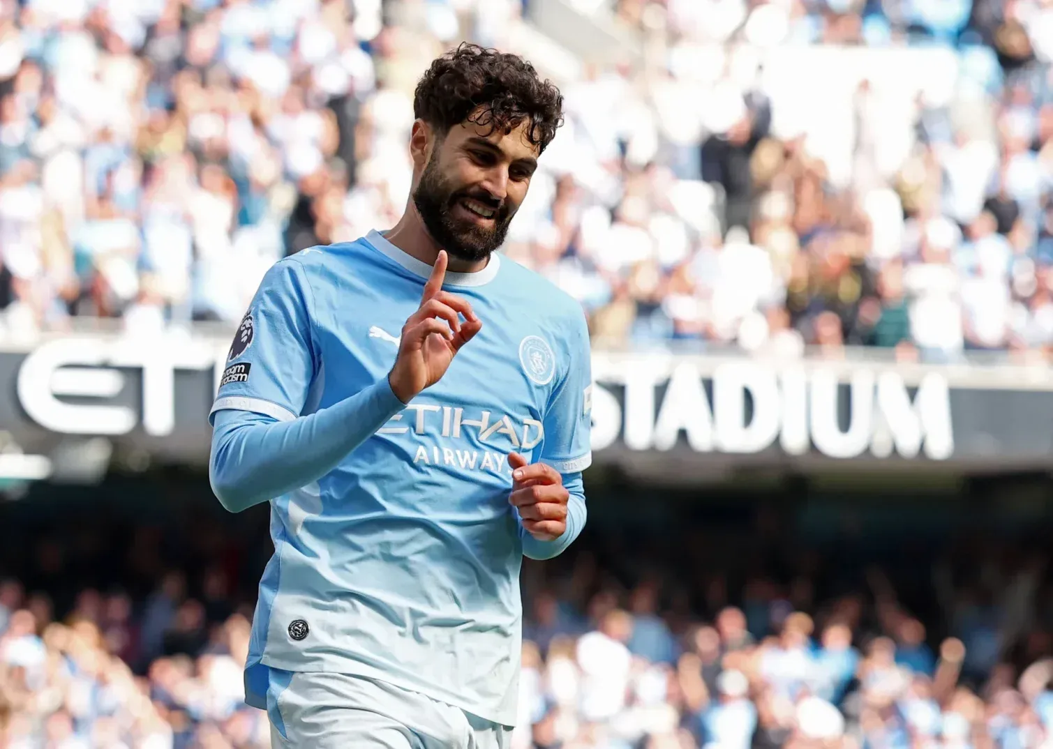 Joško Gvardiol slavi gol za City