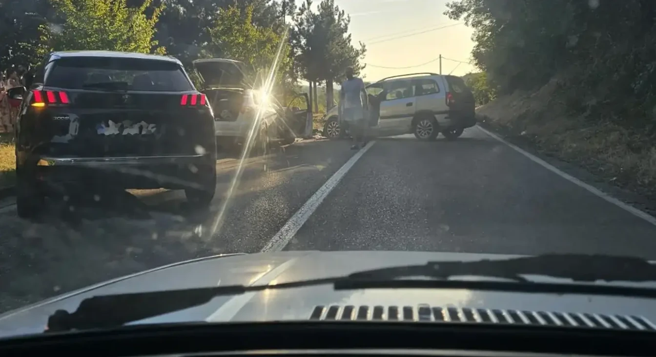 Težak udes na putu