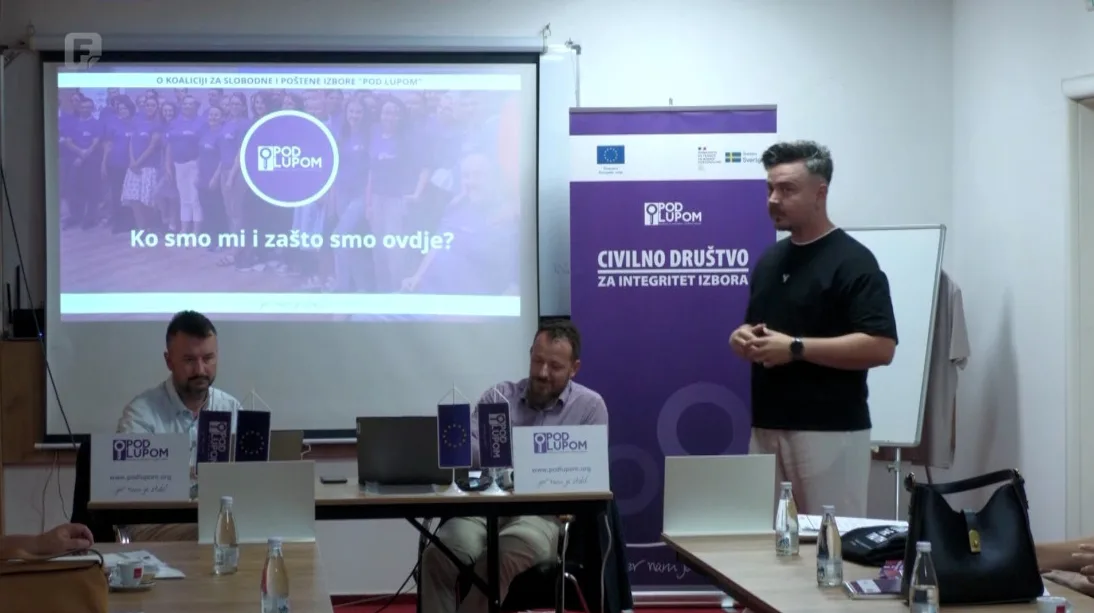 Monitoring predizbornih aktivnosti koalicije Pod lupom