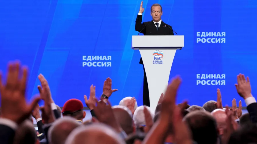 Medvedev o zauzimanju teritorija