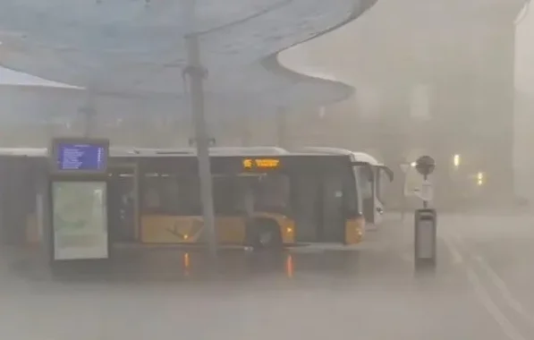 Nevrijeme na aerodromu u Zürichu