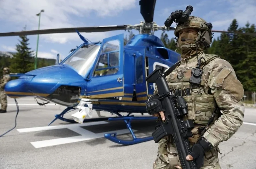 Policija na Bjelašnici helikopter