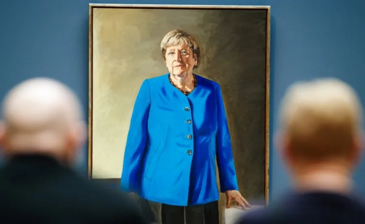 Portret Merkel u Muzeju Bode