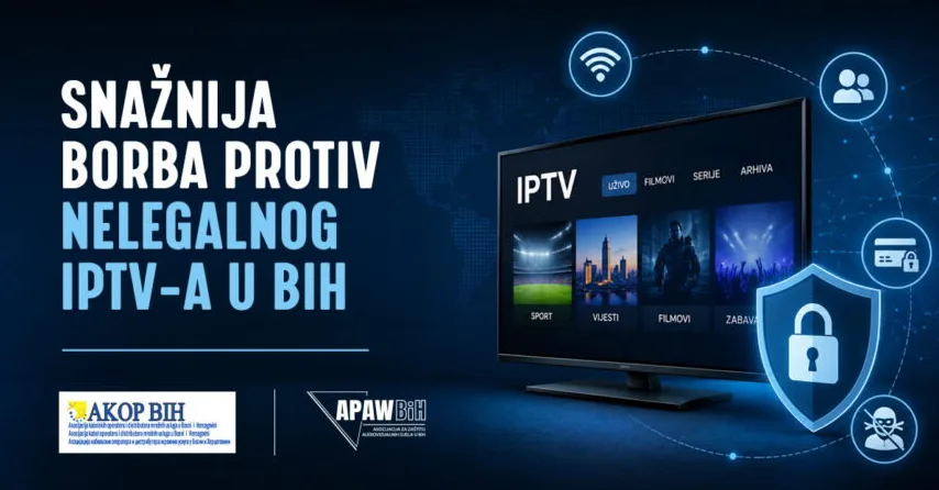 Borba protiv nelegalnog IPTV-a u BiH