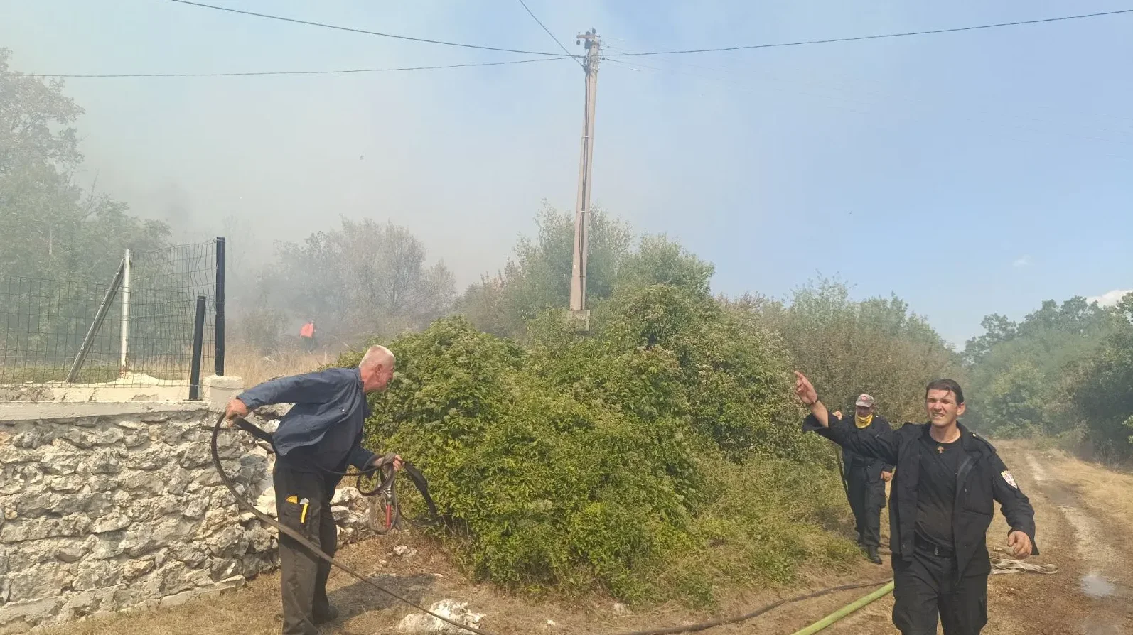 Požar na magistrali Trebinje – Ivanica