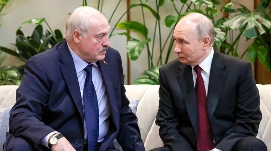 Putin i Lukašenko na sastanku