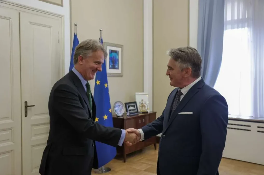 Reilly u oproštajnoj posjeti Komšiću
