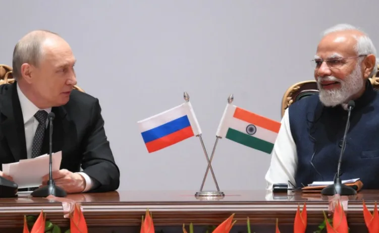 Rusija i Indija, zastave