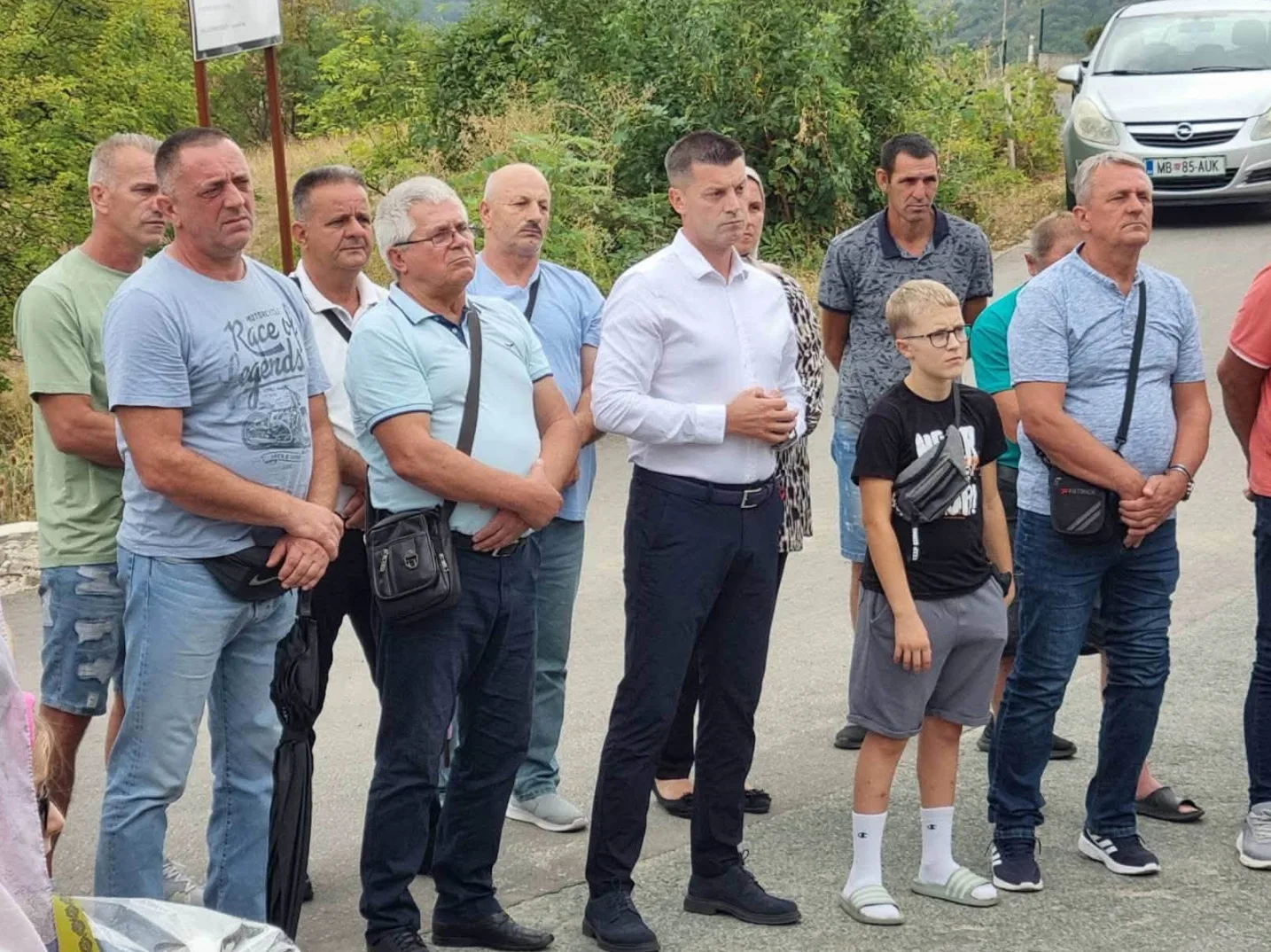 Građani na skupu podrške