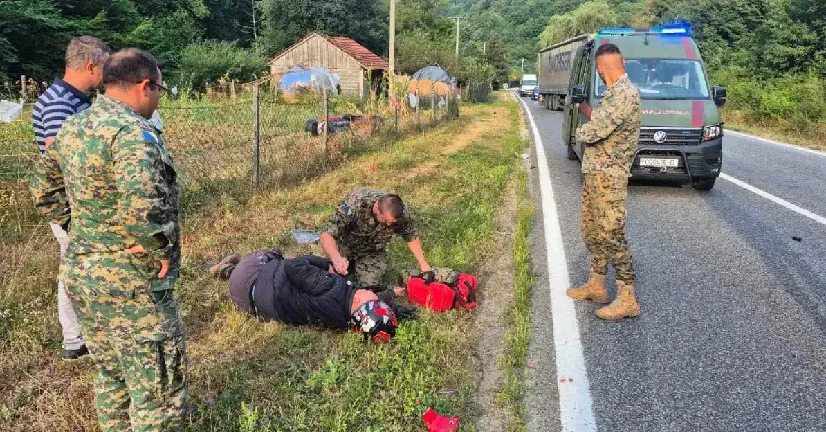 Pripadnici OSBiH spašavaju muškarca