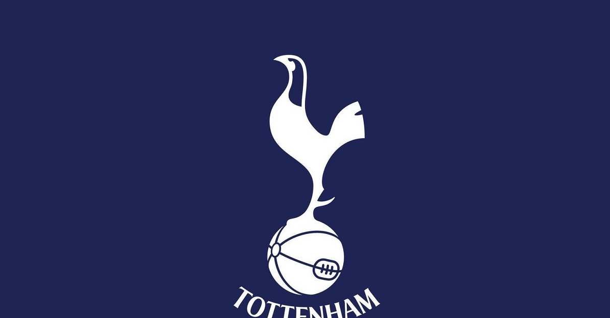 Bijeli logo Tottenhama na tamnoplavoj pozadini