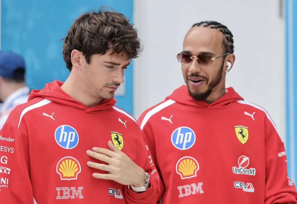 Leclerc i Hamilton nakon incidenta