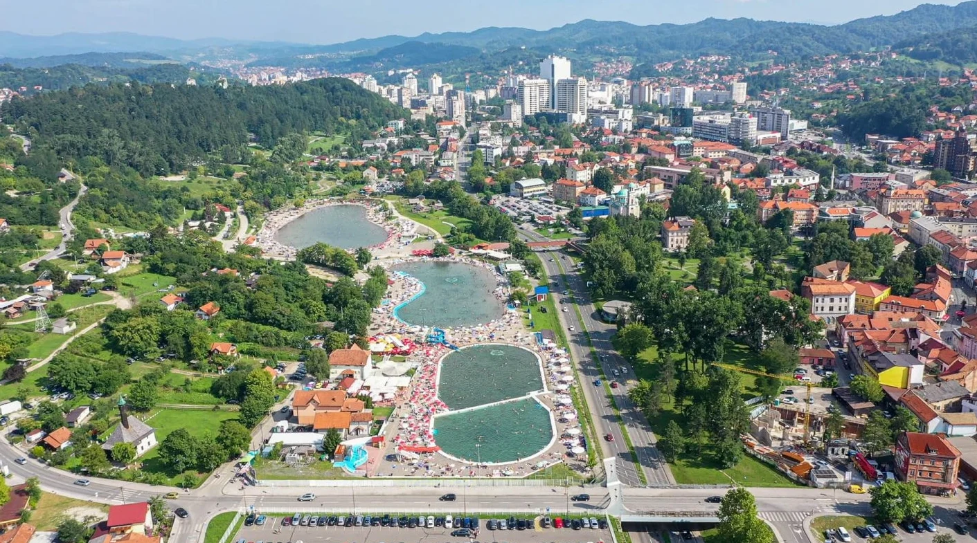 Panonska jezera Tuzla ljeti