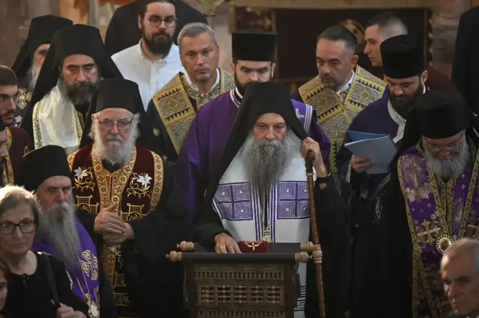 Patrijarh Porfirije i srbijansko sveštenstvo
